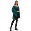 Magical Forest Elf Costume, One Shoulder Trumpet Sleeve Medieval Dress, Suitable for Halloween Cosplay, Renaissance, and Theme Parties