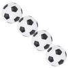 Table Soccer Foot s Replacement   Plastic Black and White Soccer  (4Pcs)