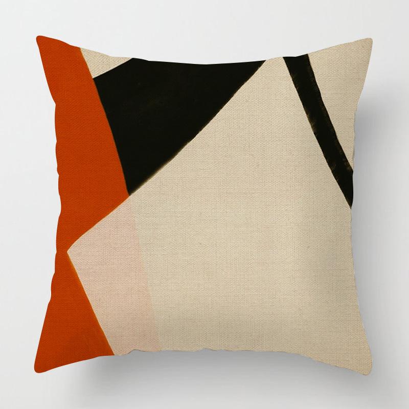 Home Decor Geometric Pattern Digital Print Pillow Covers Pattern Cushion Cover Suitable for Sofa Bedroom Car Pillow Cover