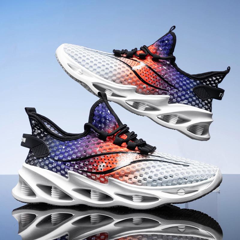Mens Sneakers Lace-up Mesh Lightweight Comfortable 2025 Summer Hot Selling New Outdoor Leisure Sports Running Shoes