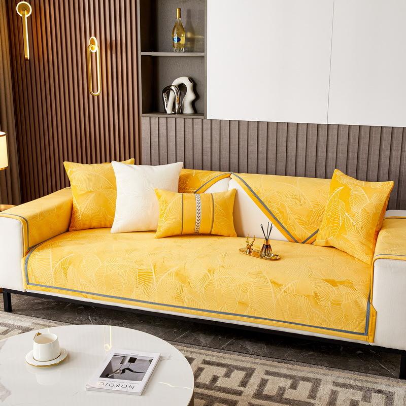 New Winter Soft Sofa Covers Jacquard Sofas Cushion Anti-slip Couch Protector Slipcover Removable Sofa Blanket for Living Room