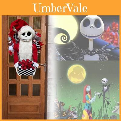 The Nightmare Before Christmas Wreath With Decorative Hanging For Seasonal Events