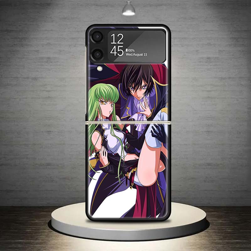 

Чехол для телефона с аниме Code Geass для Samsung Galaxy Z Flip 7 6 5 4 3 5G Ударопрочный чехол Z Flip7 Flip6 ZFlip5 Flip3 Flip4 Роскошный чехол Samsung Z Flip 4