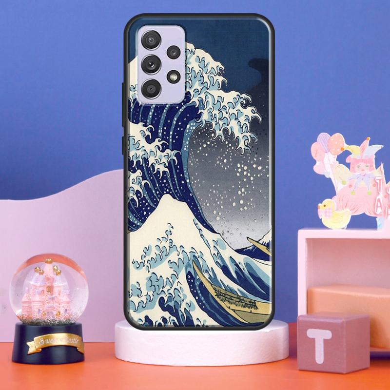 Great Wave Off Kanagawa Japan Case For Samsung Galaxy A32 A52 A12 A16 A26 A36 A56 A15 A35 A55 A34 A54 A13 A33 A53 A17 A06