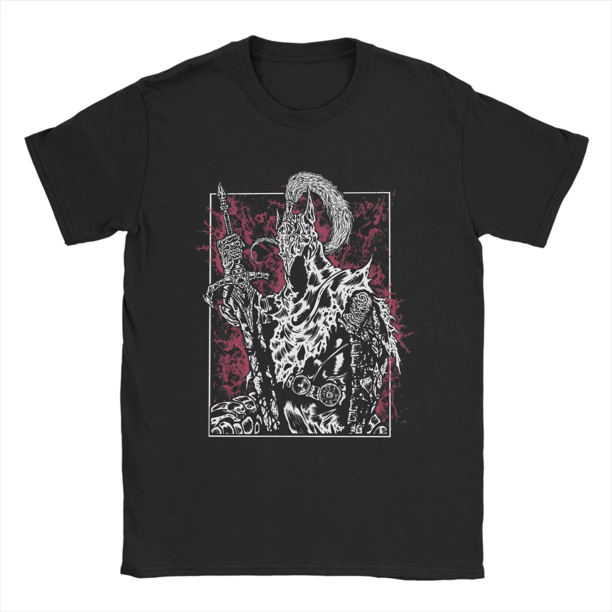 

2025 Dark Soul Novelty Artorias The Abysswalker T-Shirt Men Round Neck Cotton T Shirt Short Sleeve Tee Shirt Graphic Clothing 4XL