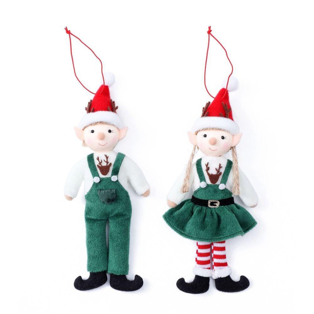 Angel Girl Cloth Christmas Angel Doll Skirt Shape Cute Christmas Girl Pendant Hanging Pendants Angel Girl Pendant Home Decor