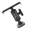 Fish Finder Mount with Rectangular Base Adjustable Kayak Rail Installation System Fishing Accessories