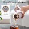 Supor 316L Stainless Steel Thermal Mug - Large Capacity, One-Button Open/Close, Portable for Students, Cars, Outdoors.