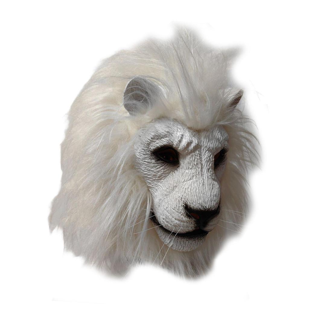 Lion Head for Adults Realistic Cute Headgear Festival Masquerade