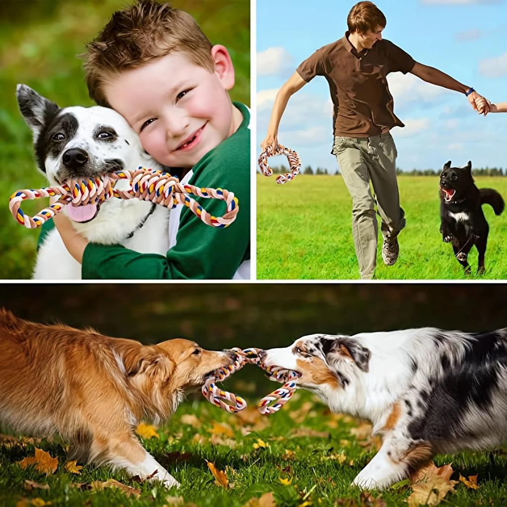 40cm Pet Chew Toy For Dogs Cotton Rope Puppy Toy Dog Bite Resistant Interaction Toy Dog Pet Accessories