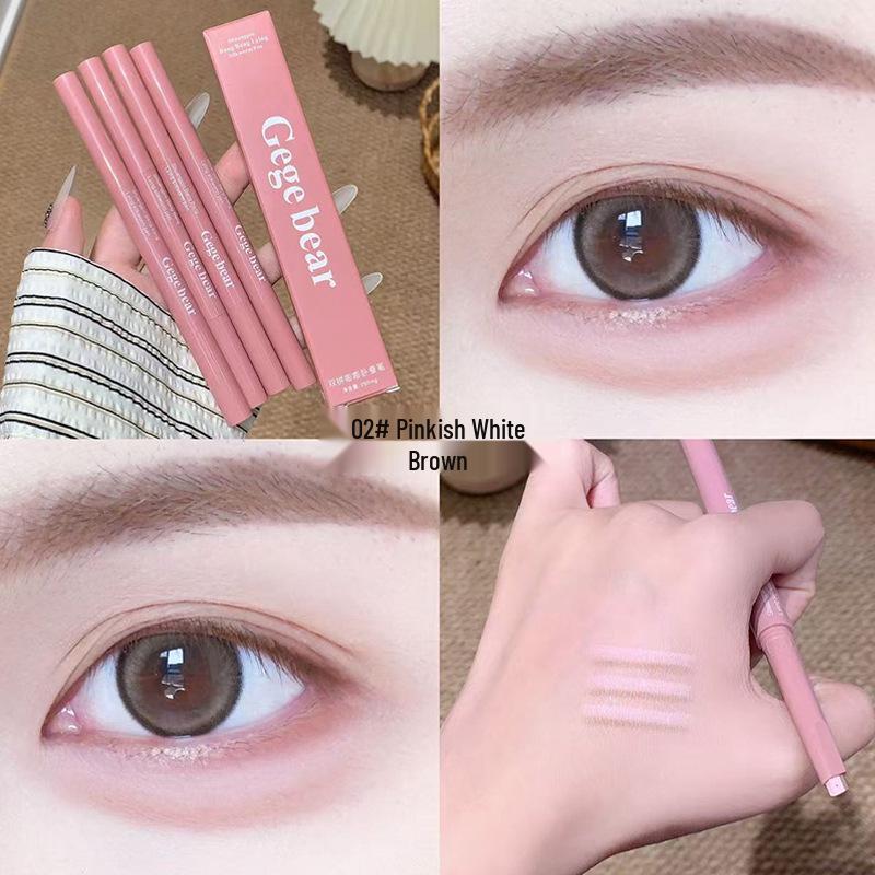 Gege Bear 3D Two-Tone Eyeshadow Stick with Highlight & Contour