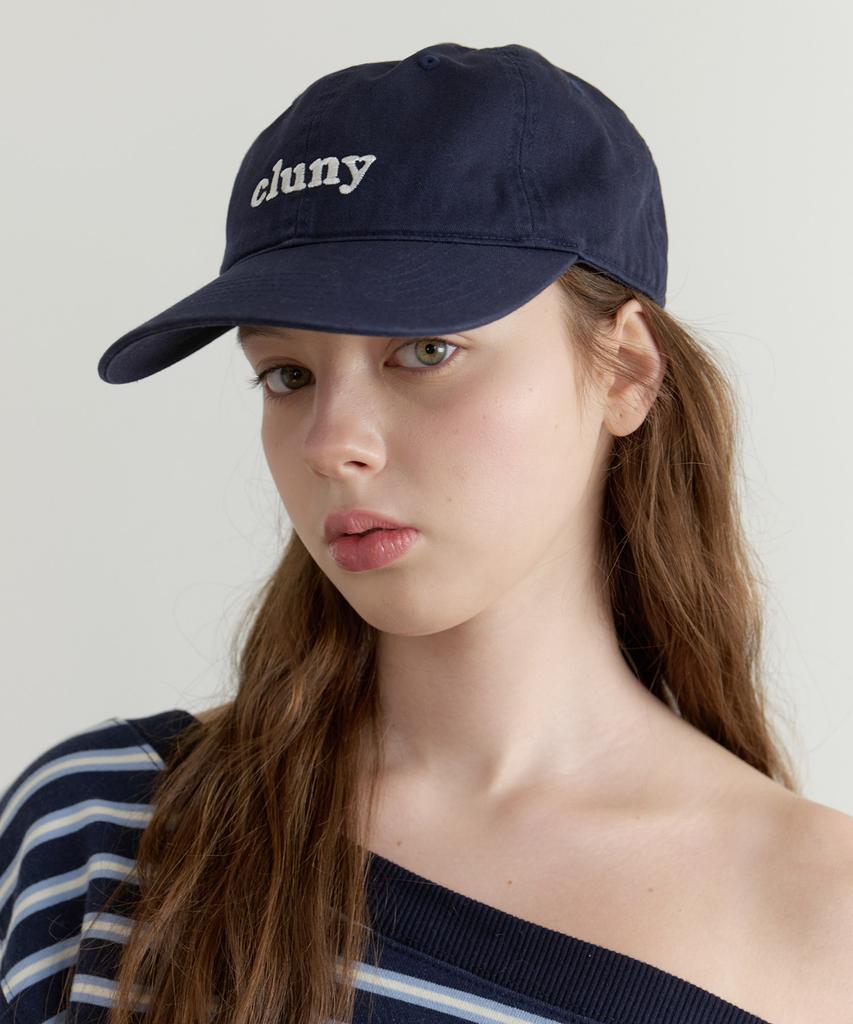 CLUNY Cluny Logo Ball Cap - Navy