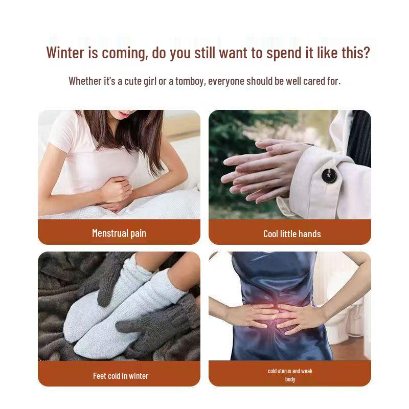 Electric Hot Water Bottle Hand Warmer: No Disassembly Needed, Safe, Explosion-Proof, Portable, and Easy To Charge.