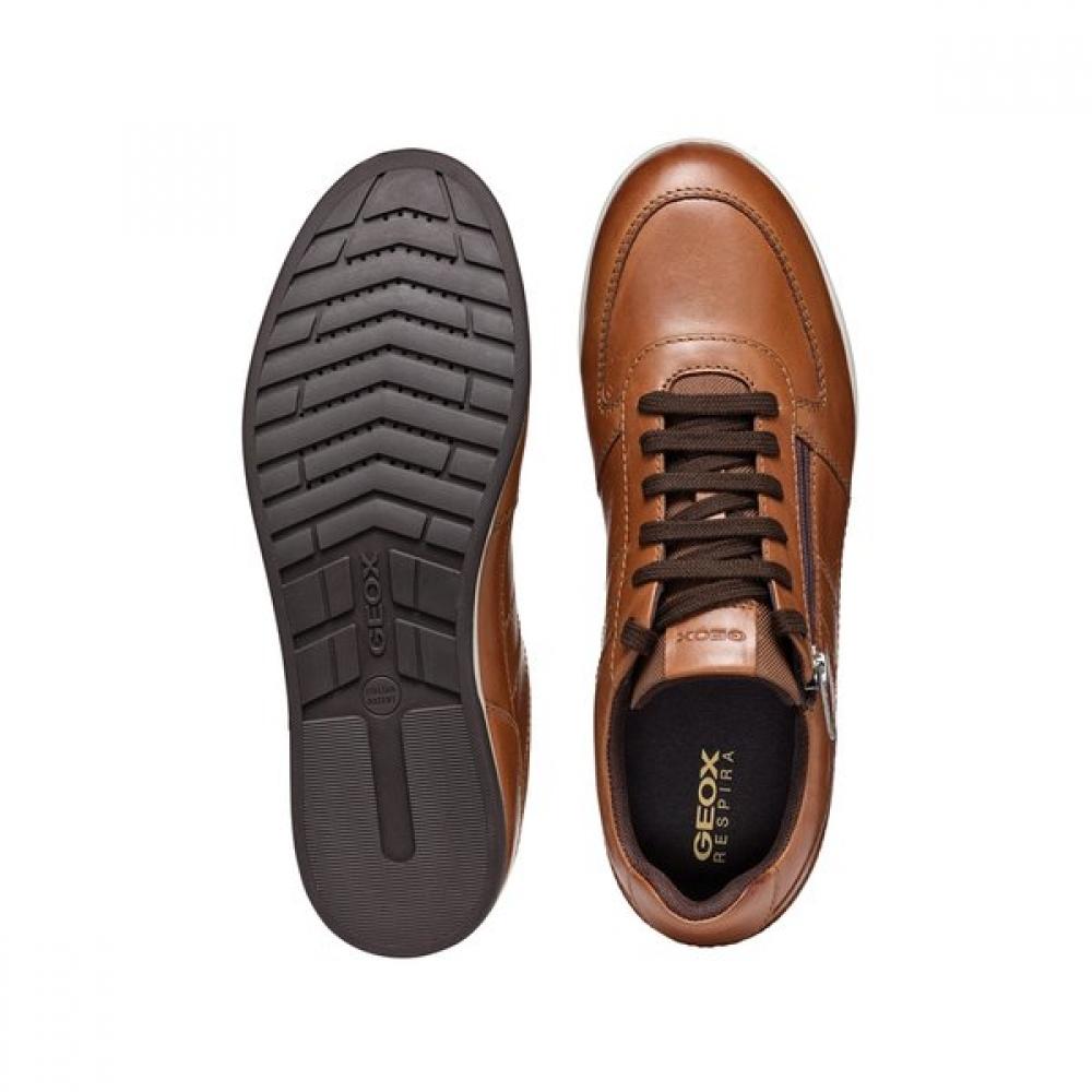 Geox Men S Comfort Daily SneakerS Brown 9gx4gb4f5S