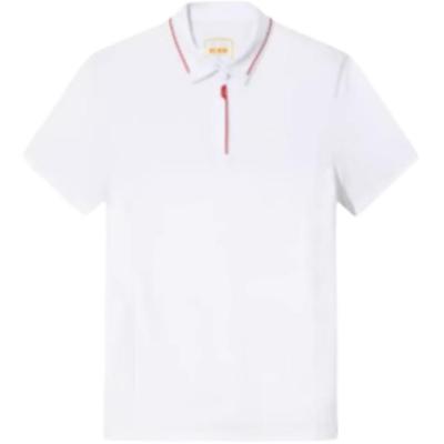 Training Series Sports Casual Simple Solid Color Pullover Short Sleeve Polo Shirt Women Polo Shirts Snow-White 162527126-1