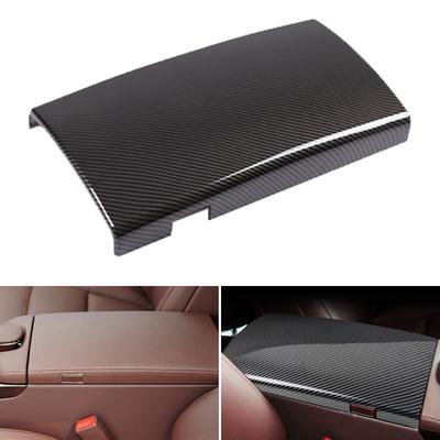 Car Styling Carbon Texture Center Console Armrest Box Protection Cover For Mercedes Benz S Class W221 2008 2009 2010 2011