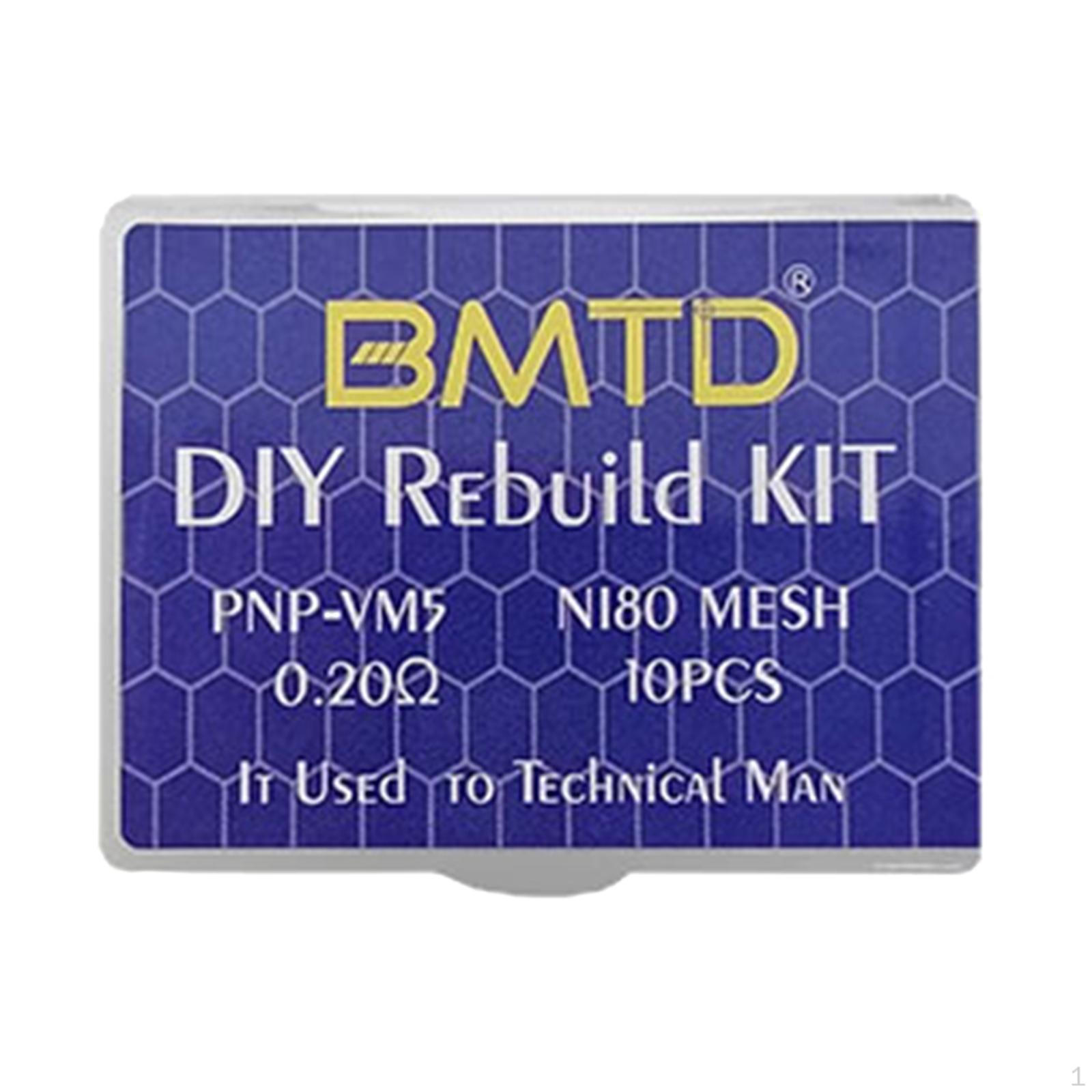 

DIY Rebuild Kit NI80 Mesh Coil Tool Accessories VINCIVM1 0,3 Ом PNP VM5 0.2ohm