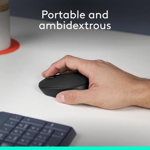 Logitech M170 2.4GHz Wireless 3 Button Optical Scroll Mouse with Nano USB Receiver (Black)