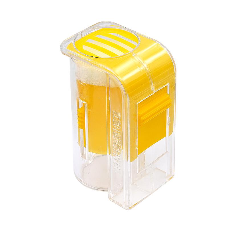 

1PCS Rearing Queen Bee Marking Catcher Plastic Handed Marker Bottle Plunger Plush Beekeeper Tool Garden Bee Tools світло-жовтого кольору
