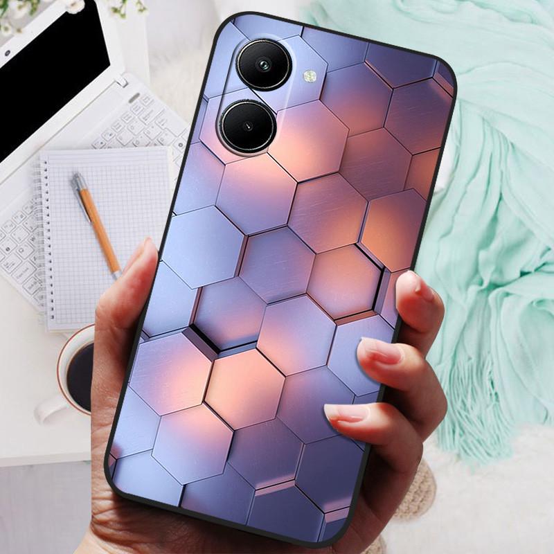 For Realme C33 Case C 33 6.5 Inch RMX3624 Luxury Animal Painted Phone Case Realme C33 Shockproof Cover Silicone Back Bumper