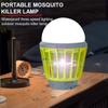 Emergency Solar Light Outdoor Waterproof Camping Lamp Rechargeable Mosquito Killer Bug Zapper Light Indoor Silent Repellent Lamp