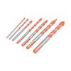 Drill Bits Punching Triangular Drill Bits with Storage Case for Ceramics Marble Wall Openings