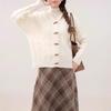 Twist Casual Top Hooded Jacket Sweater Women's Autumn Winter Knitwear Cable Long Sleeve Cardigan Loose