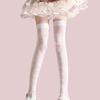 Lolita Pantyhose, Sweet And Uncropped Pineapple Bottoming Socks, Pure Desire Stitching, Small Floral Stockings