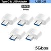 For Mobile Phone USB Female to Type C Male Adapter OTG 15.5CM Long Cable For Samsung S20 Huawei OTG Data Cable Converter