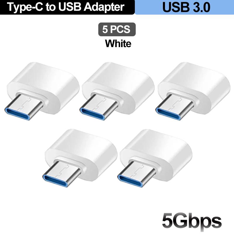 For Mobile Phone USB Female to Type C Male Adapter OTG 15.5CM Long Cable For Samsung S20 Huawei OTG Data Cable Converter