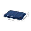 Inflatable Airplane Seat Cushion Light Inflatable Camping Cushion Compact Pad With Reflective Strip Travel Air Seat Cushion