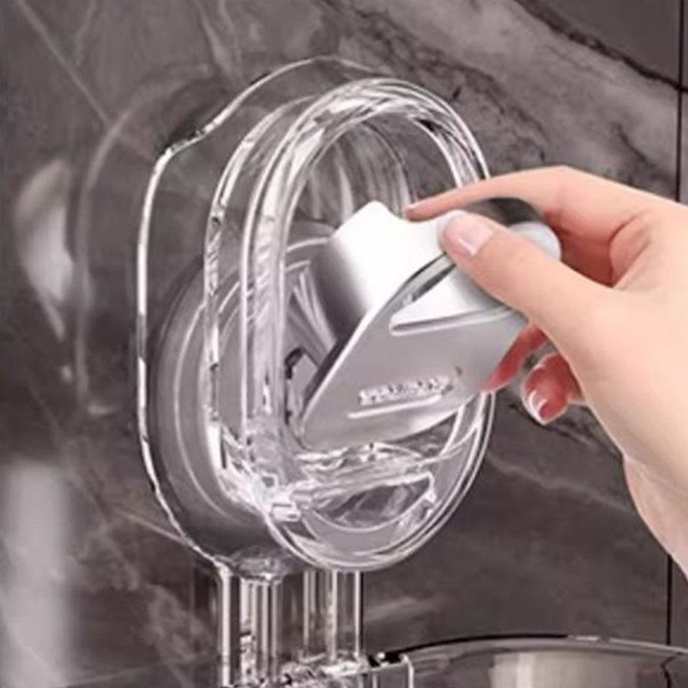 Hanging Shower Shelf Large Capacity & Strong Load-Bearing Removable Shower Basket Suction Cup Shower Caddy for Bathroom Kitchen