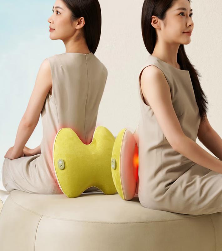 Hezheng Multi-functional Heated Kneading Massager Pillow