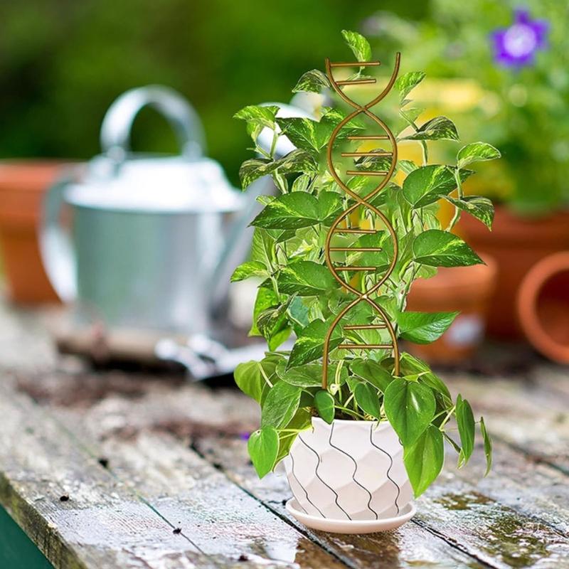 Eisen Gartenstecker Rankgitter für Topfpflanzen Gartenrankgitter für Kletterpflanzen Stapelbares Pflanzenrankgitter Innen Außen