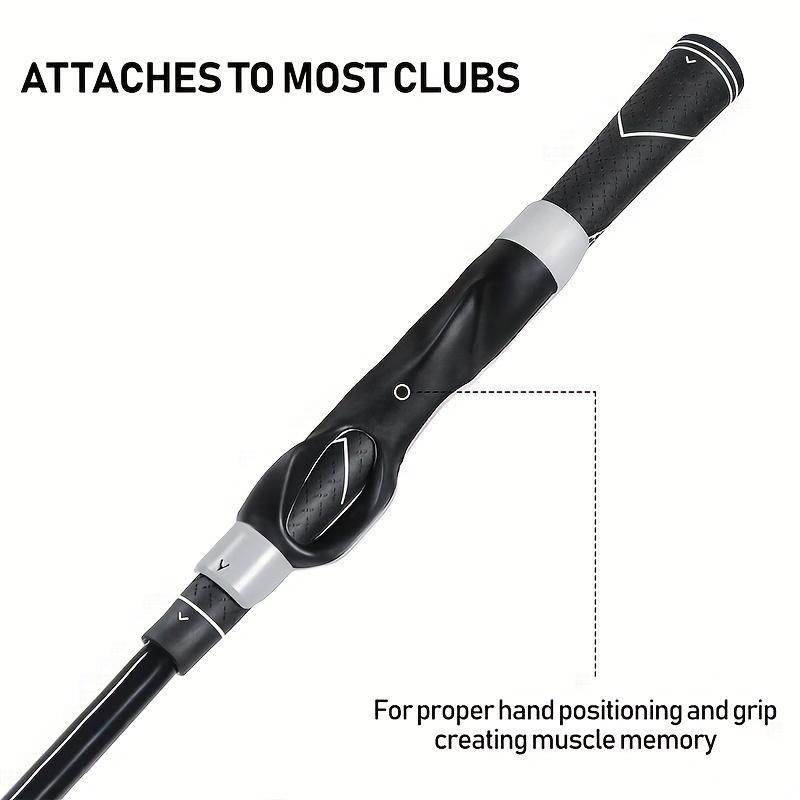 Golf Grip Trainer Swing Training Aid Ergonomic Hand Position Guide for Correct Grip Muscle Memory Improve Swing Rhythm