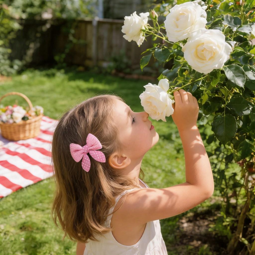 Handmade Butterfly Knot Hair Accessory For Children And Adults With Soft Yarn Material