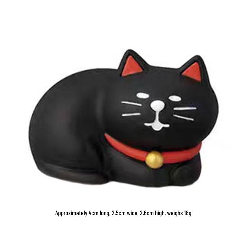 ZAKKA Handmade Japanese Cat Cherry Blossom Season DIY Resin Figurines Ornaments