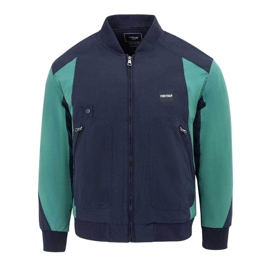 Firetrap Mens Colour Block Bomber Jacket