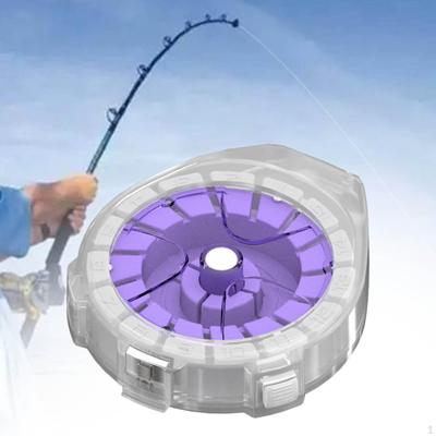 Fishing Line Hook Storage Case Anti Reverses Organizer Portable Sturdy Winding Box
