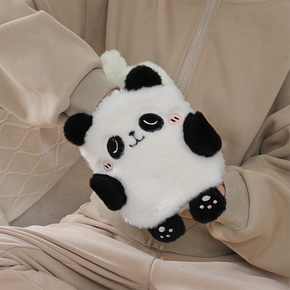 Kawaii Insulation Hot Water Bottle Plush Rubber Hand and Foot Belly Warmer Explosion-proof Hot Water Bag for Women Period Cute
