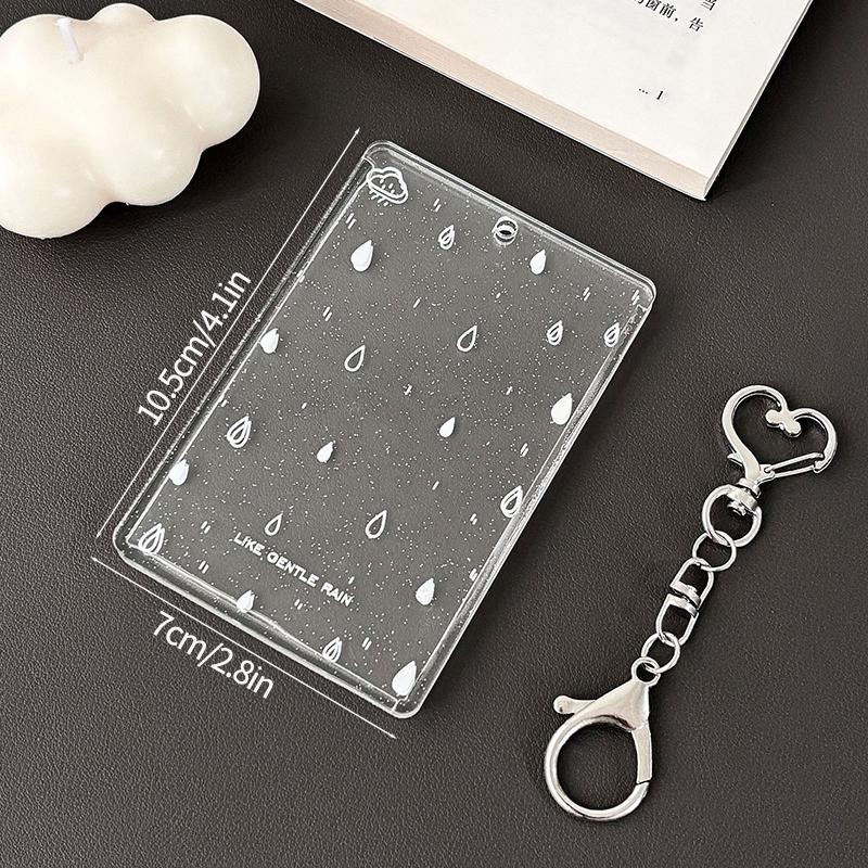 Transparent Photocard Holder Acrylic Kpop Idol Card Protetion Cover Credit Id Bank Card Photo Display Holder Student Card Case Set