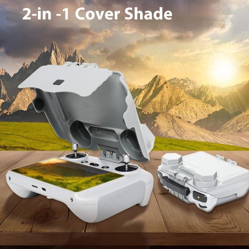 No Tool Assembly Screen Protector For MINI4PRO RC2 Air3 Controllers Joysticks Sun Hood Cover Full Coverage Dustproof