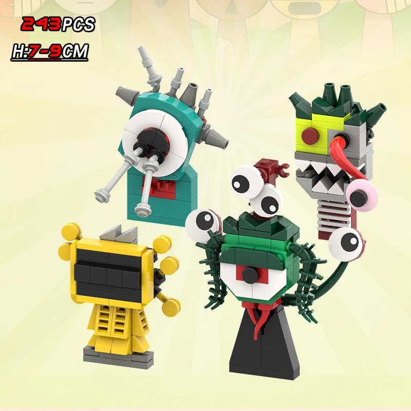 New I Sprunki Figures Building Blocks Dark Horror Sprunki Toy Set Simon Wenda Figure Construction Toy Xmas Easter Gift