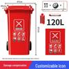 240L Commercial Trash Can with Lid - Extra Large Community Outdoor Bin