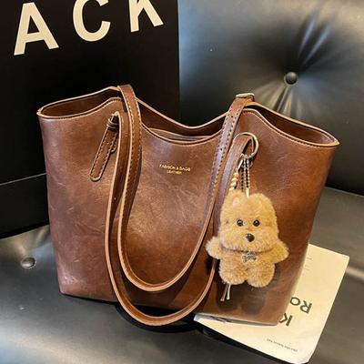 Retro-Handtasche mit großem Fassungsvermögen, Nischen-Freizeit-Umhängetasche, Modische Pendler-Tragetasche