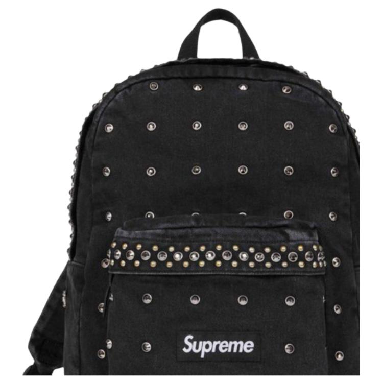 Supreme Denim Backpack Regular Unisex Black SUP-SS25-SUP-SS25-