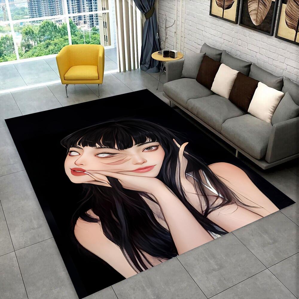 Horror Ito Tomie Kawakami Duch Kreskówkowy Dywanik Dywan do Salonu Sypialni Wystrój Domu, Dekoracja na Sofę Wycieraczka