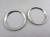 BRIGHTZ DA17V Super Mirror Stainless Steel Plated Air Conditioning Ring, 2 PC [INT-ETC-276] DA