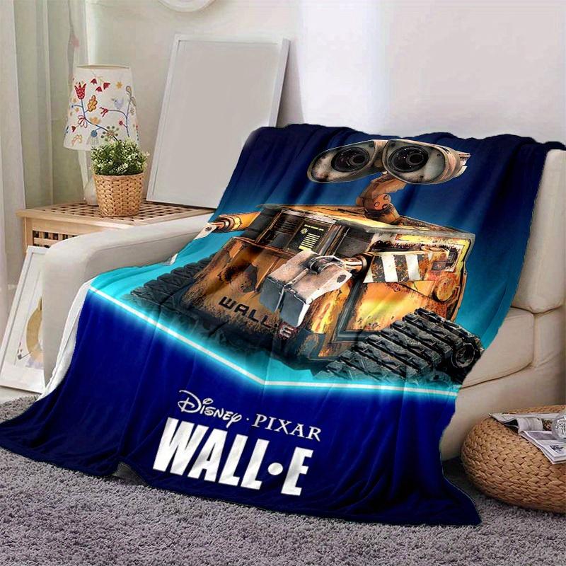

1 шт., Плед Disney Pixar WALL-E, Мягкий и уютный, Домашний декор для дивана, кровати, автомобиля 80cmx120cm