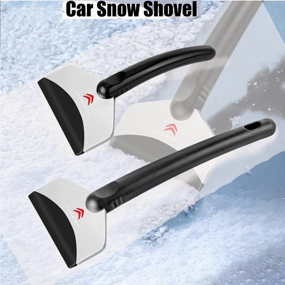 URXE5 1pc Portable Car Windshield Window Snow Shovel Cleaning Tool For Citroen C1 C2 C3 Picasso C4 C5 C6 C4L C-ELYSEE Auto Accessories